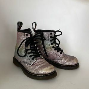 Dr martens toddler size 11 1460 glitter j